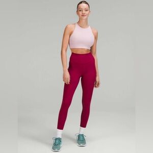 NWT - Lululemon Base Pace High-Rise Running Tight 25" Sz 2 in Pomegranate